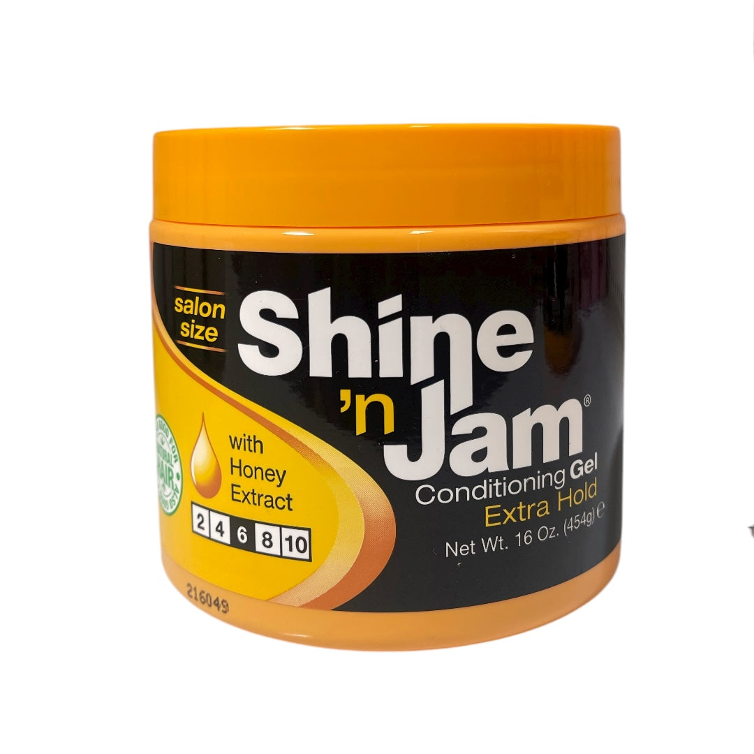 Shine-n-Jam Magic Ampro Gel for Braids -Works on Any Hair Texture to Create Multiple Styles - 454 g