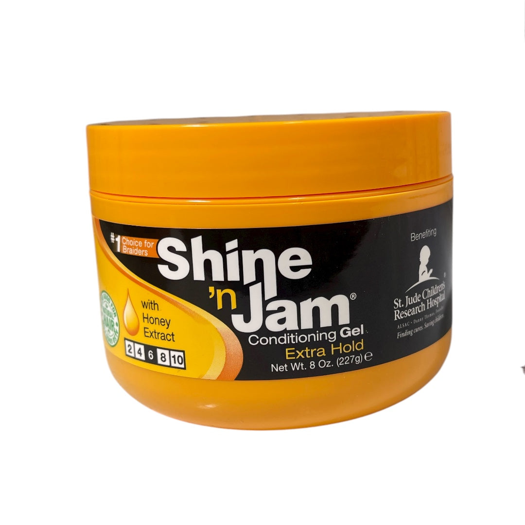 Shine 'N Jam Ampro Conditioning Gel, Extra Hold, 227g