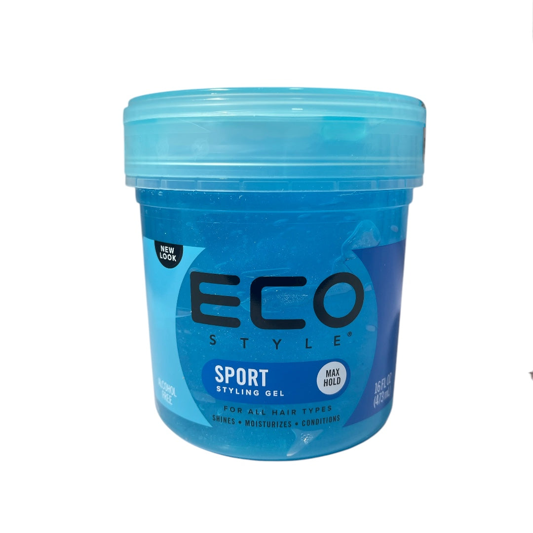 Eco Style SPORT STYLING GEL-BLUE-473g work on any Hair Texture to Create Multiple Styles