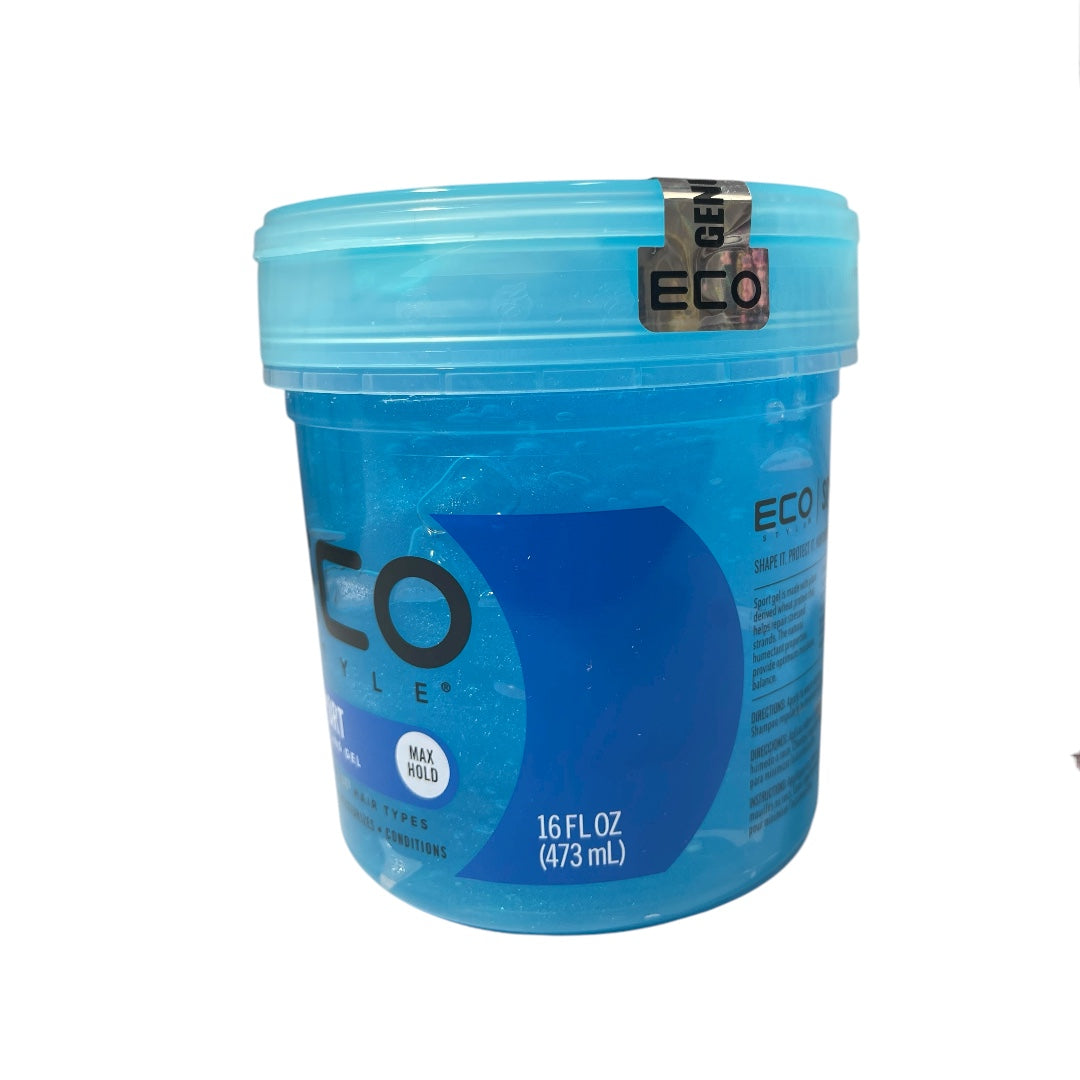 Eco Style SPORT STYLING GEL-BLUE-473g work on any Hair Texture to Create Multiple Styles