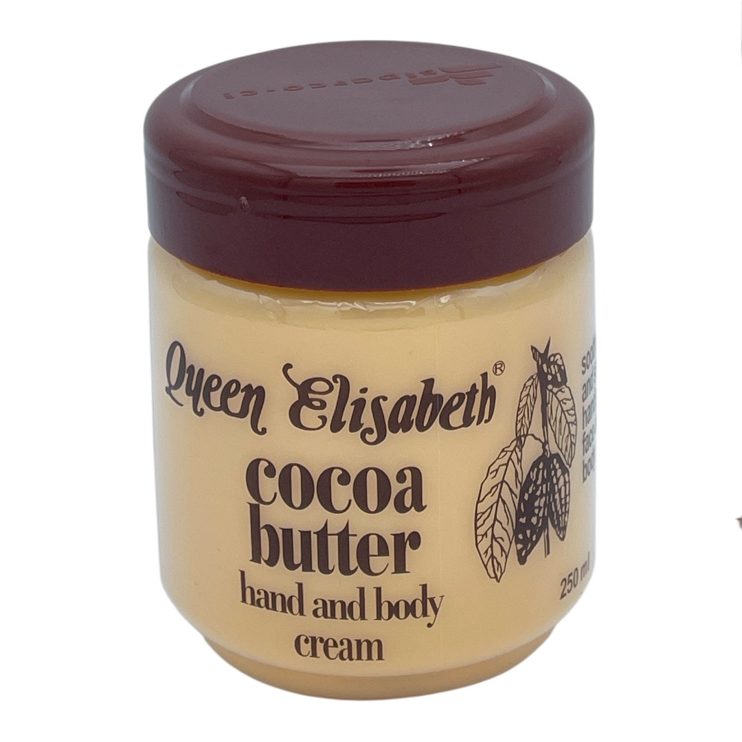 Queen Elisabeth Cocoa Butter Hands and Body Cream 250g –