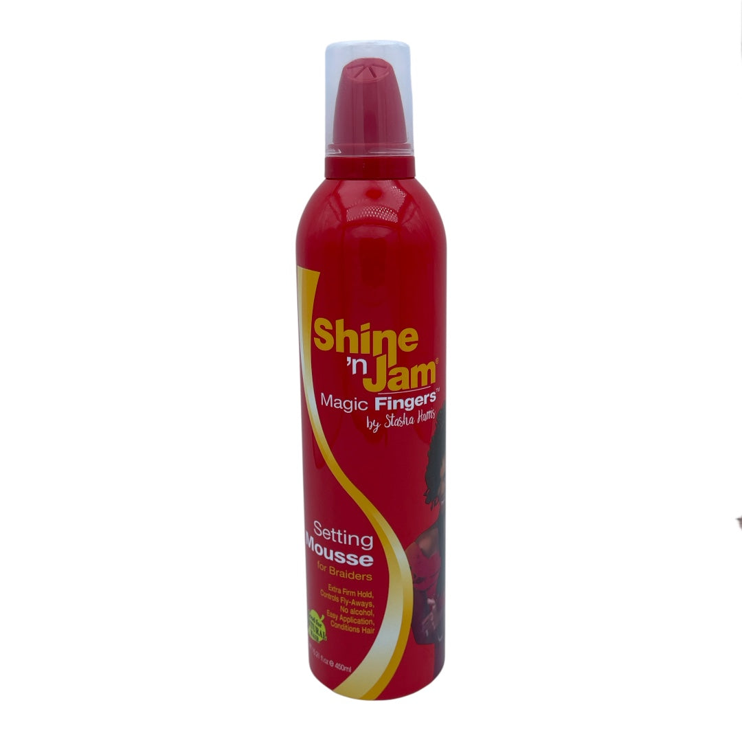 Shine 'n Jam Magic Fingers For Braiders Setting Mousse (450ml)