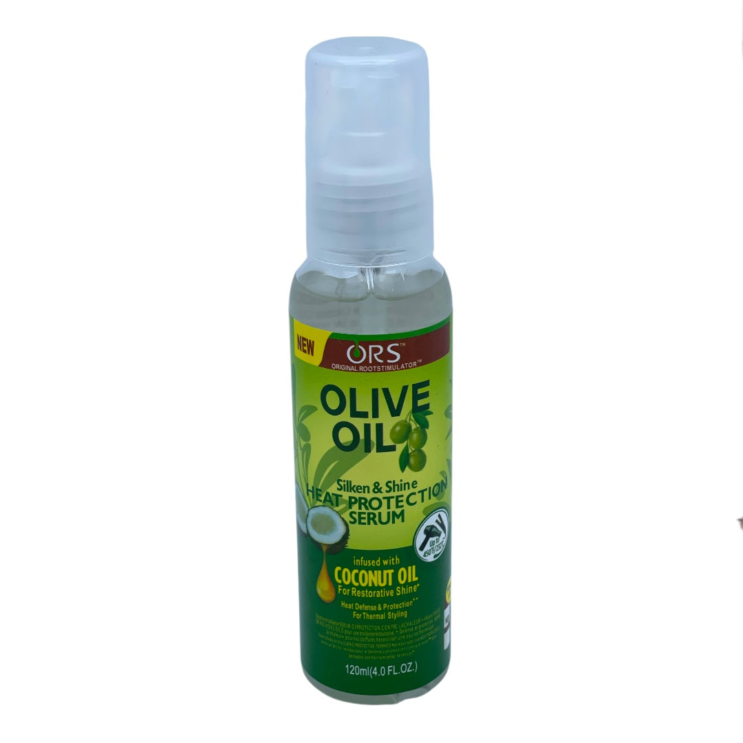 ORS ORIGINAL ROOTS STIMULATOR OLIVE OIL Silken & Shine HEAT PRO SECTION SERUM 120g