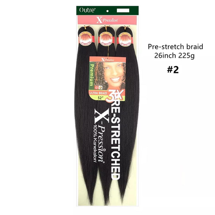 Outre 3X-PRESSION Ultra Braid Pre-streteched Braid 52"