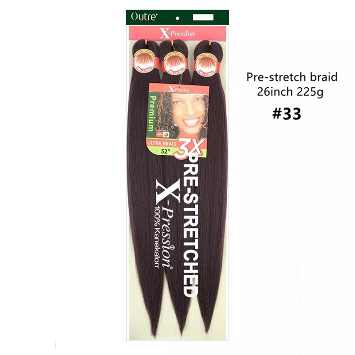 Outre 3X-PRESSION Ultra Braid Pre-streteched Braid 52"