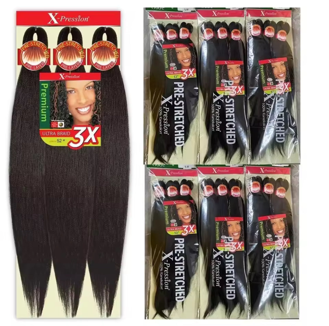 Outre 3X-PRESSION Ultra Braid Pre-streteched Braid 52"