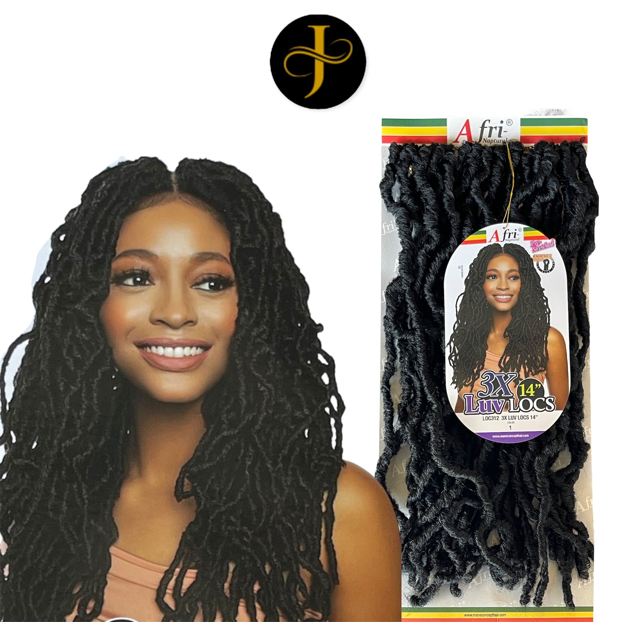 3X Luv Locs 14″