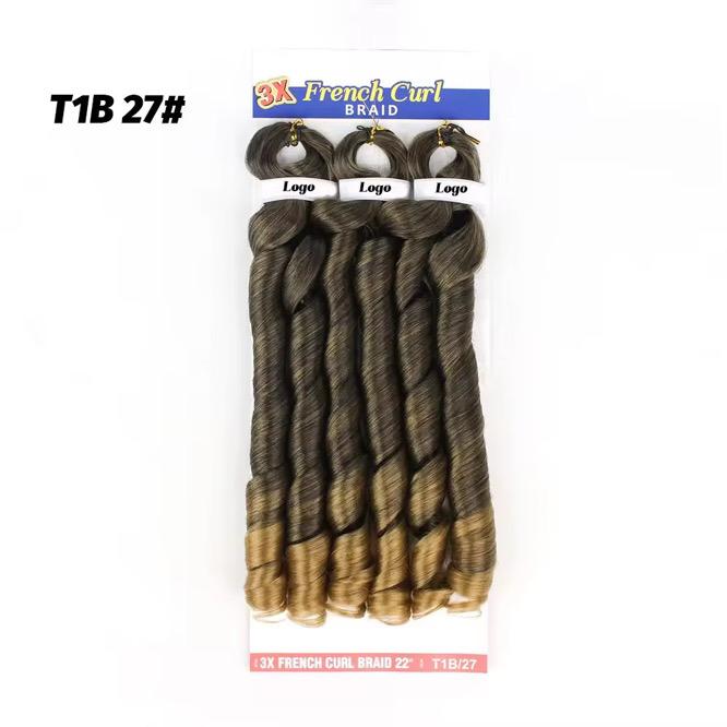 French Curls Braiding Hair Extensions