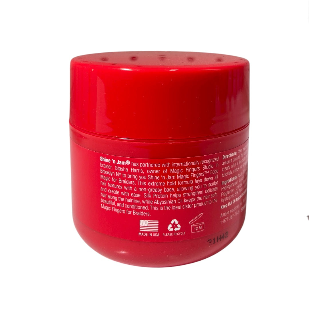 Shine-n-Jam Ampro Magic Fingers Edge Control - Works on Any Hair Texture to Create Multiple Styles