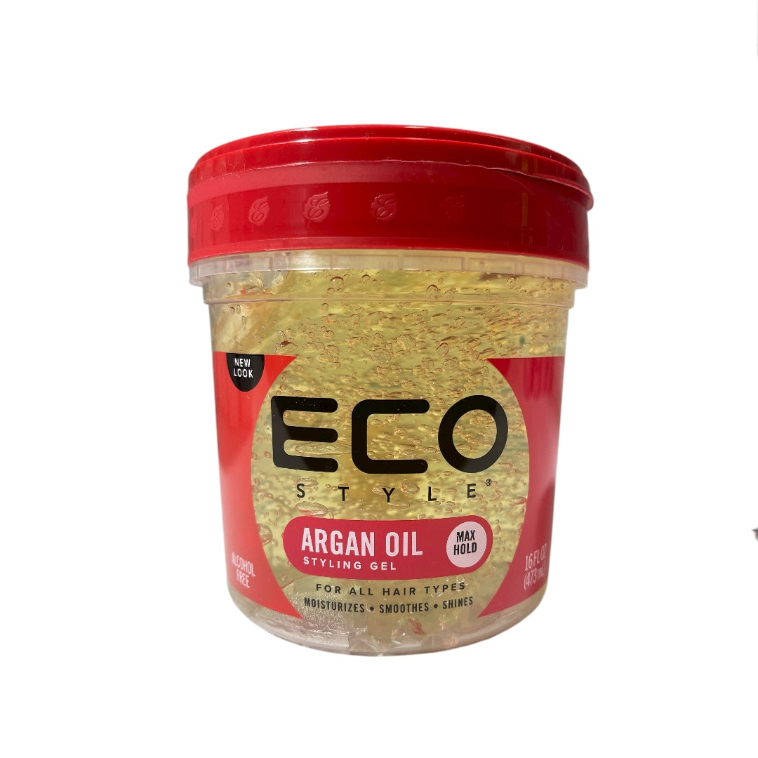 Eco Style Moroccan Argan Oil Styling Gel, 473m work on any Hair Texture to Create Multiple Styles