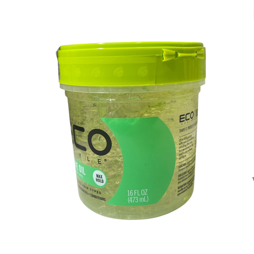Eco Style Olive Oil Hair Styling Gel, 473 ml work on any Hair Texture to Create Multiple Styles