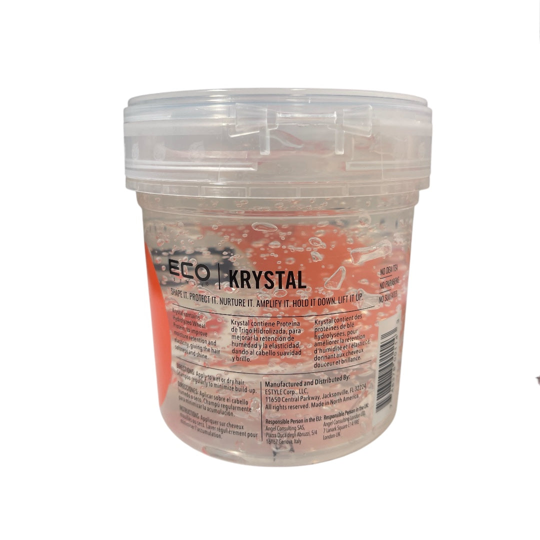 Eco Styler Krystal Styling Gel- 473 ml work on any Hair Texture to Create Multiple Styles
