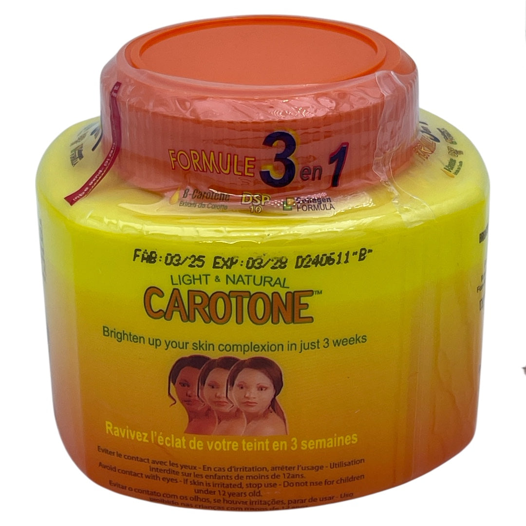 CAROTONE Skin Brightening CREAM LIGHT & NATURAL