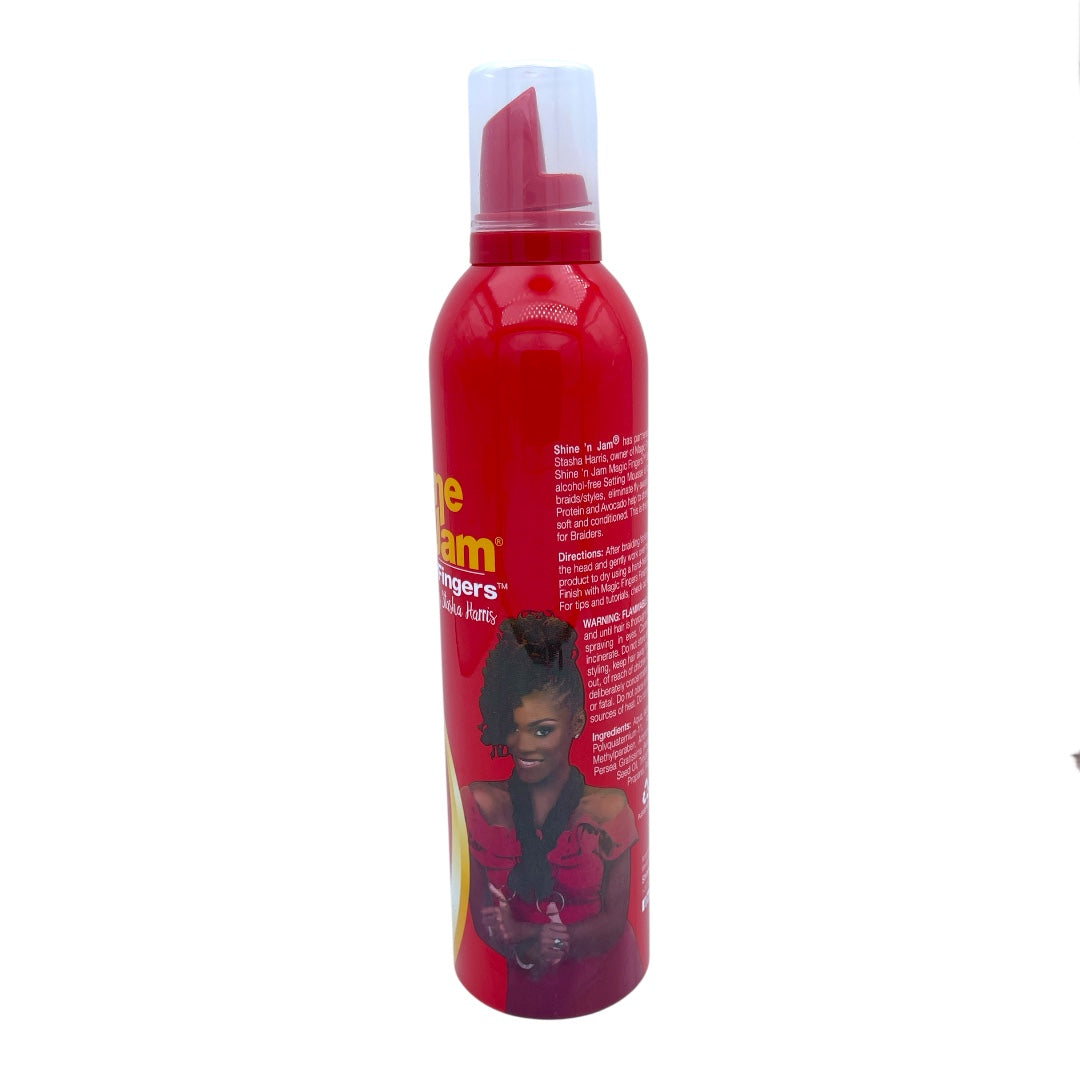 Shine 'n Jam Magic Fingers For Braiders Setting Mousse (450ml)