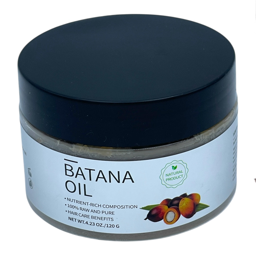 Raw Batana Oil for Hair Growth: 100% Pure & Organic - from Honduras Unrefined Promotes Hair thickness for Men & Women 120g
