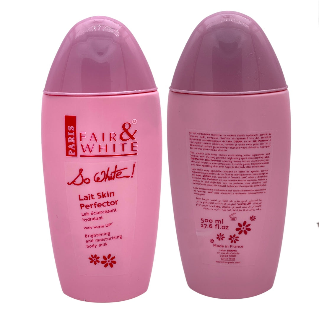 PARIS FAIR & WHITE So White! Moisturiser Skin Perfector 500g