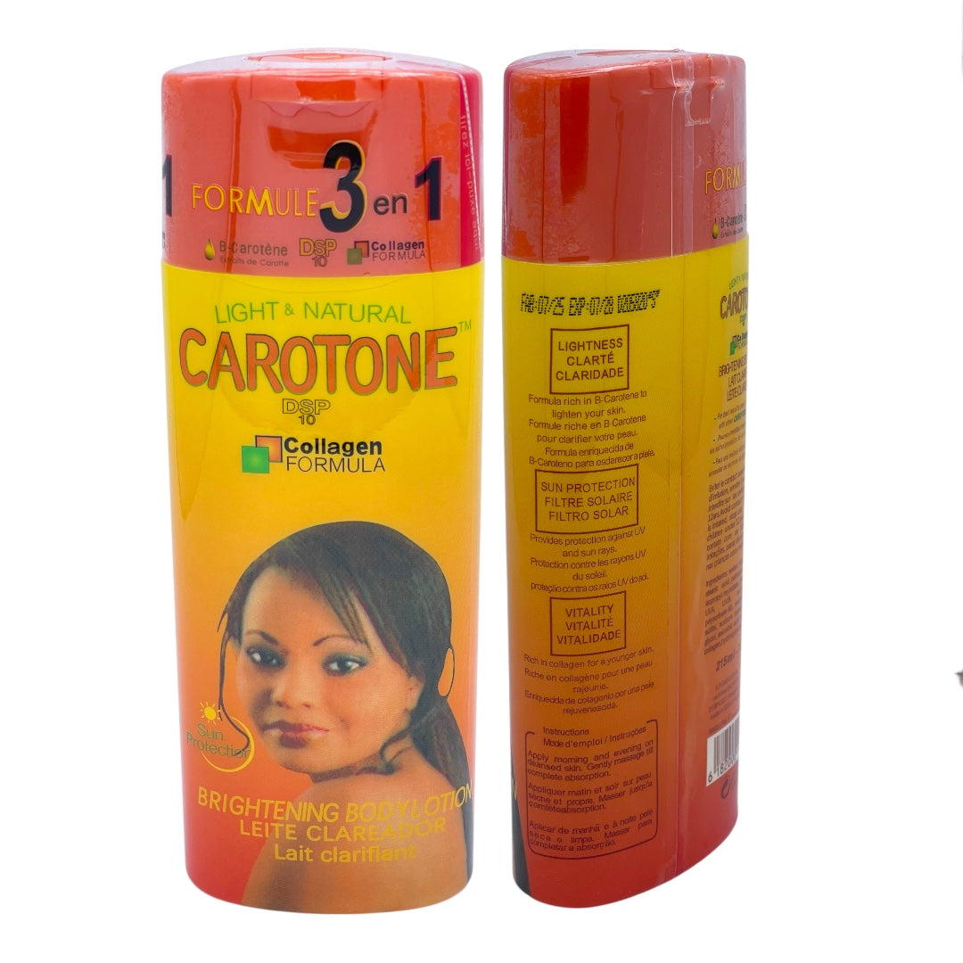 Carotone light & natural brightening body lotion 215g
