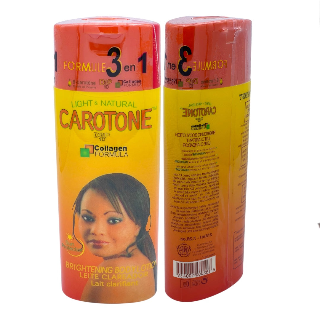 Carotone light & natural brightening body lotion 215g