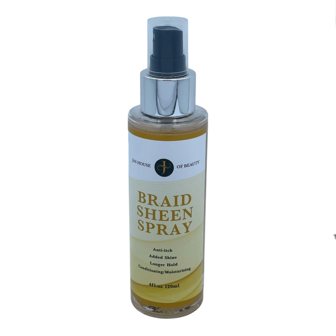 BRAID SHEEN SPRAY Anti-itch Added Shine Longer Hold Conditioning/Moisturizing 120G