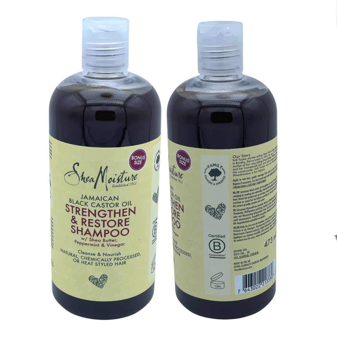 Shea Moisture JAMAICAN BLACK CASTOR OIL STRENGTHEN & RESTORE SHAMPOO 473g