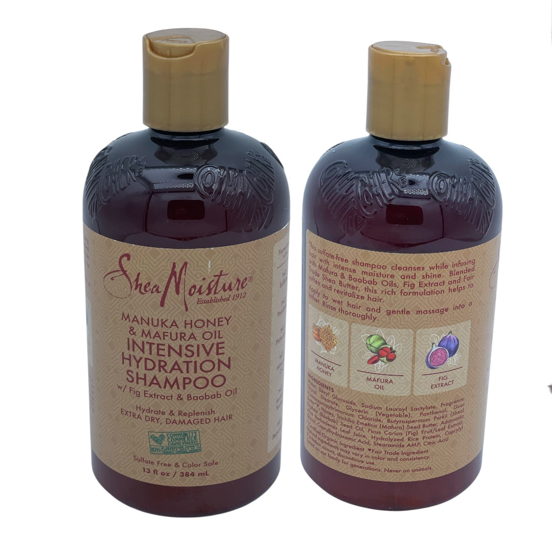 Shea Moisture MANUKA HONEY & MAFURA OIL INTENSIVE HYDRATION SHAMPOO 384g