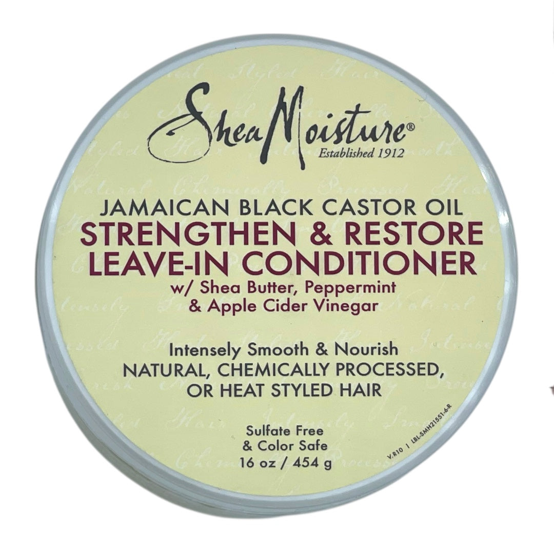 Shea Moisture BONUS JAMAICAN BLACK CASTOR OIL STRENGTHEN & RESTORE LEAVE-IN CONDITIONER 454g