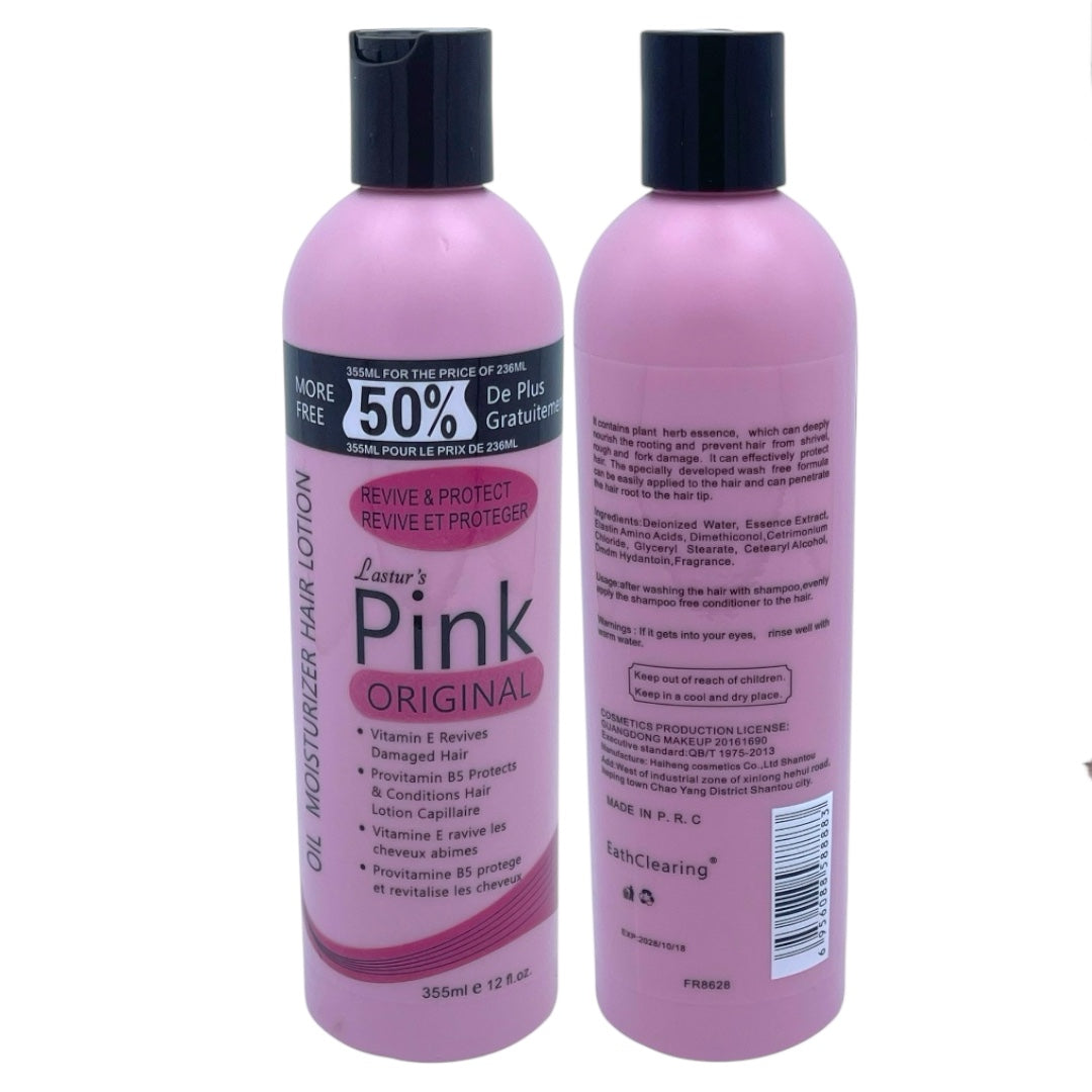 Luster's Pink Oil Moisturizer Hair Lotion, Original 355ml