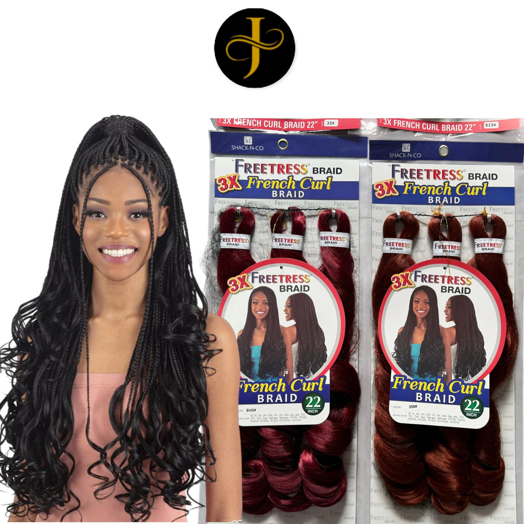 FREEPRESS BRAID 3X French Curl BRAID 22"